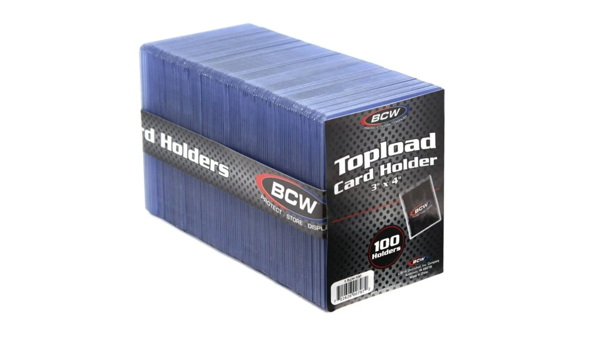 BCW 3x4 Top loader Card Holder - Standard (100 CT. Pack)