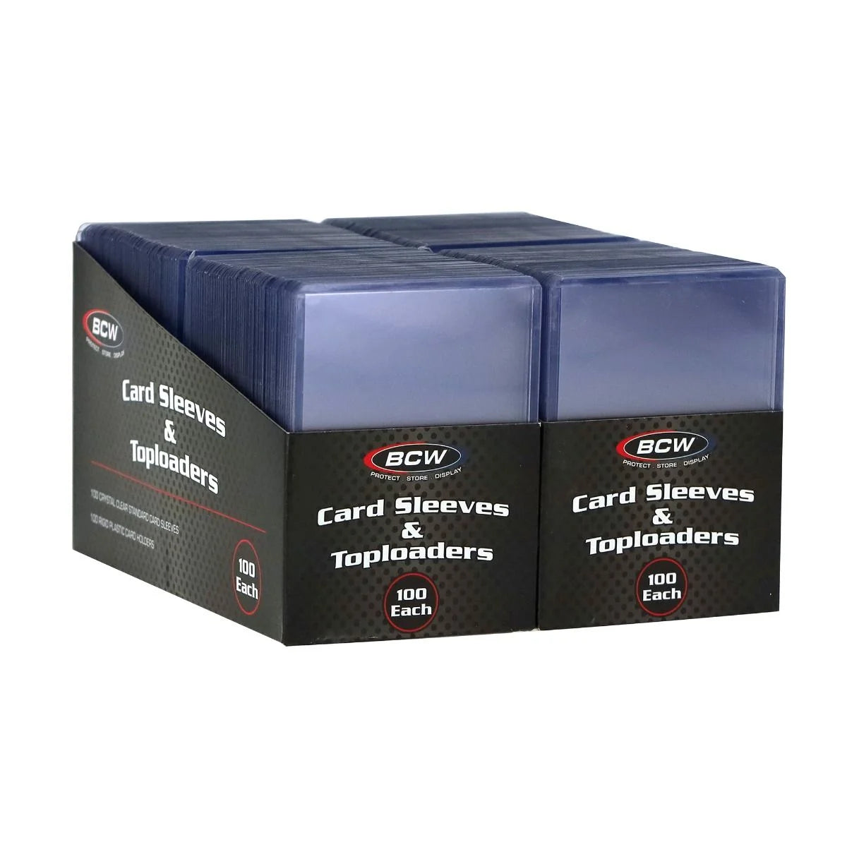 BCW 200 Count Card Sleeve and Top loader Combo Pack