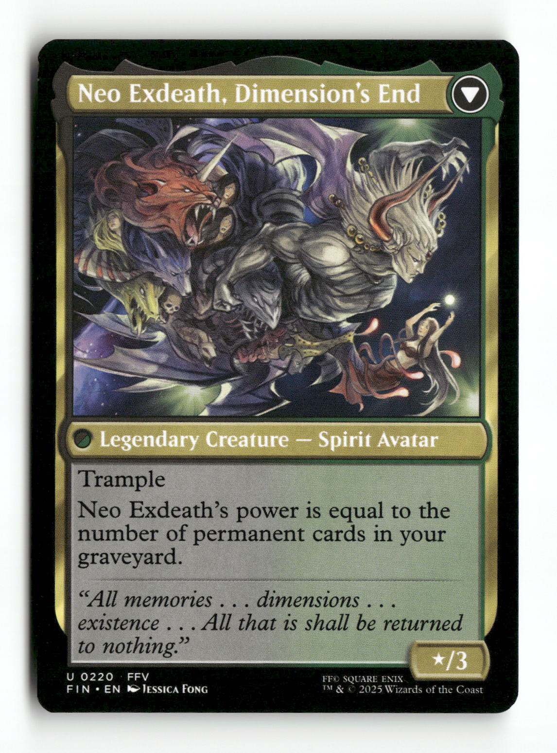 Exdeath, Void Warlock (Back)