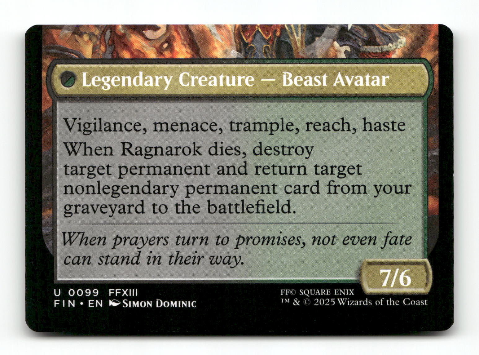 Fang, Fearless l'Cie (Back)