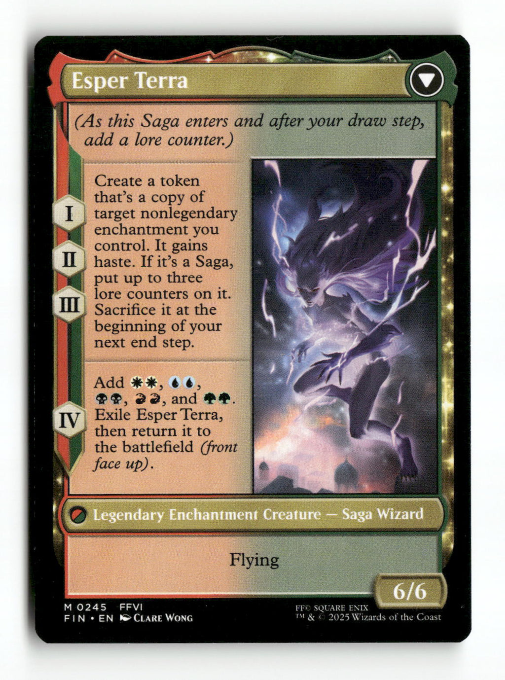 Terra, Magical Adept (Back)