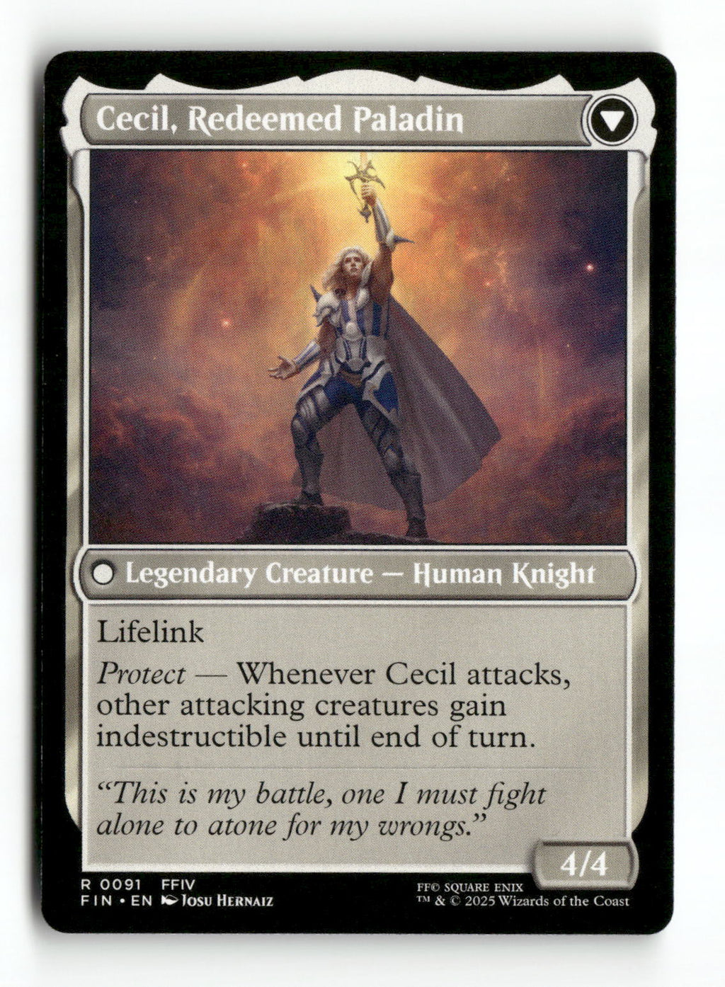 Cecil, Dark Knight (Back)