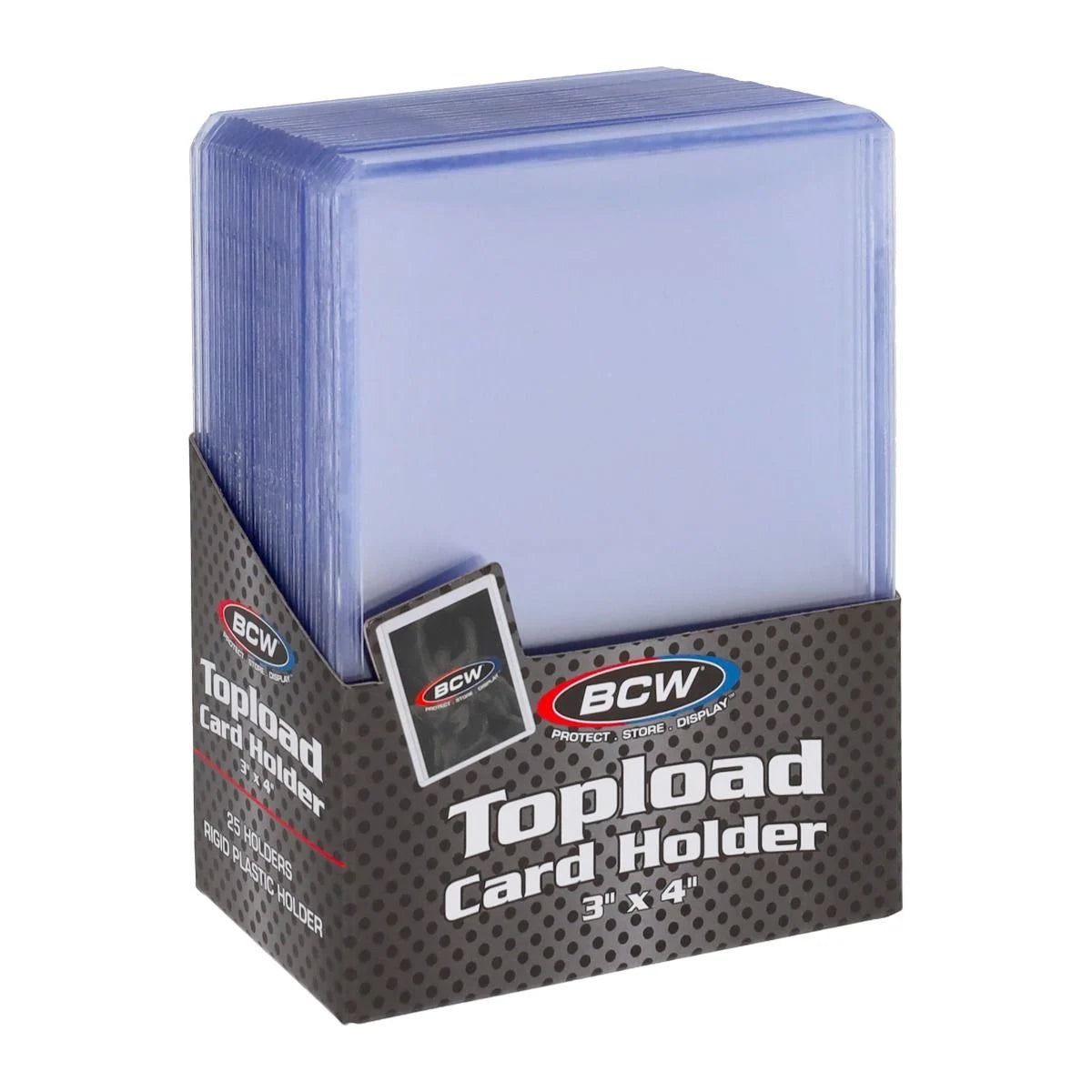 BCW - 3x4 Toploader Card Holder - 25 count