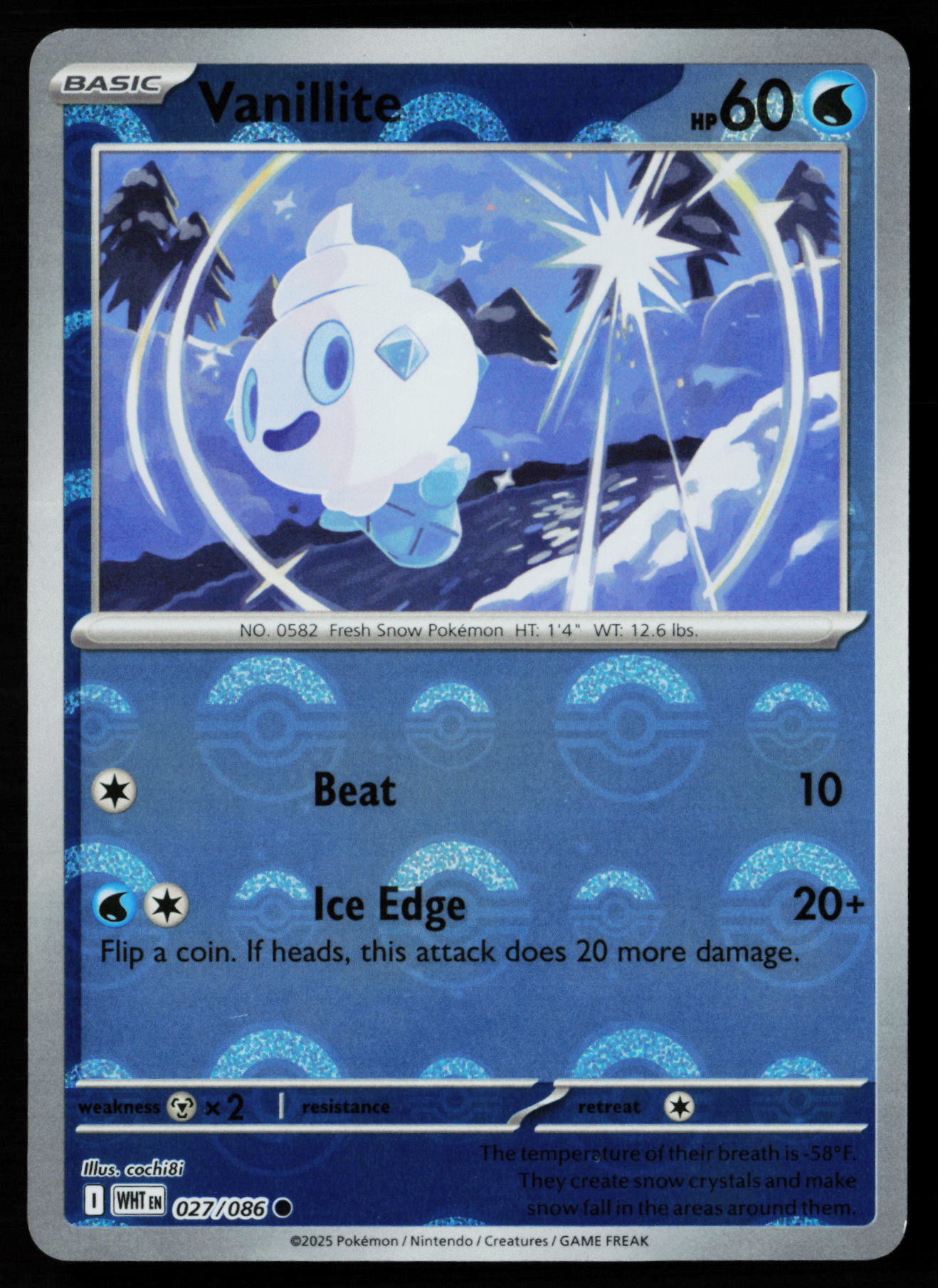 Vanillite (Poke Ball Pattern)