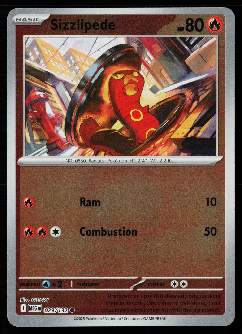 Sizzlipede