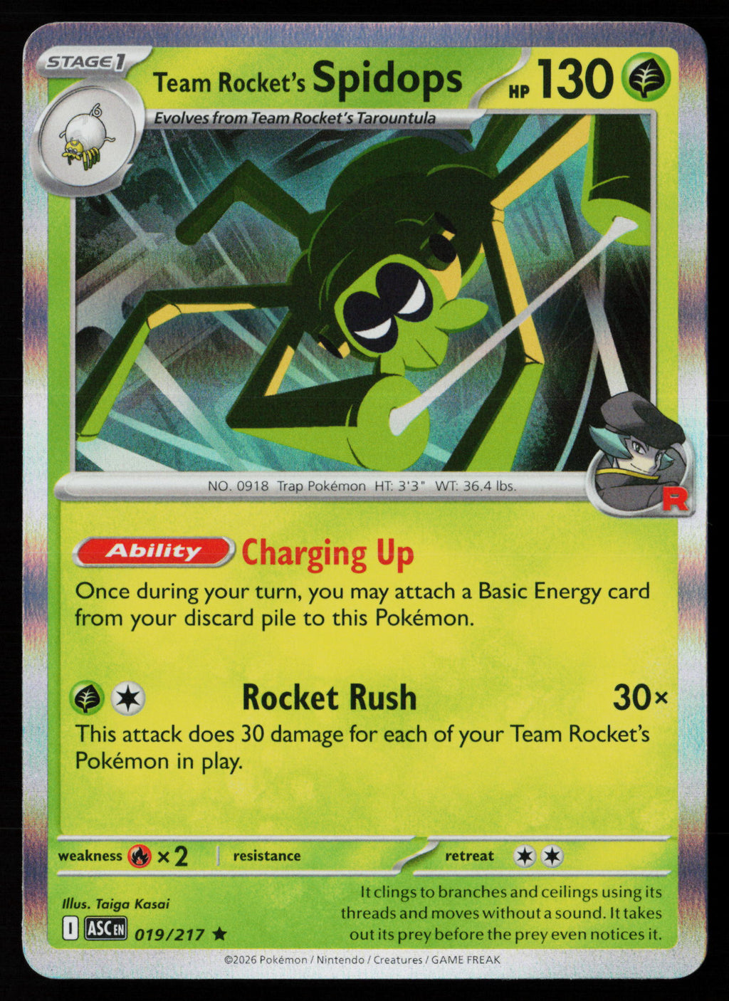 Team Rocket's Spidops