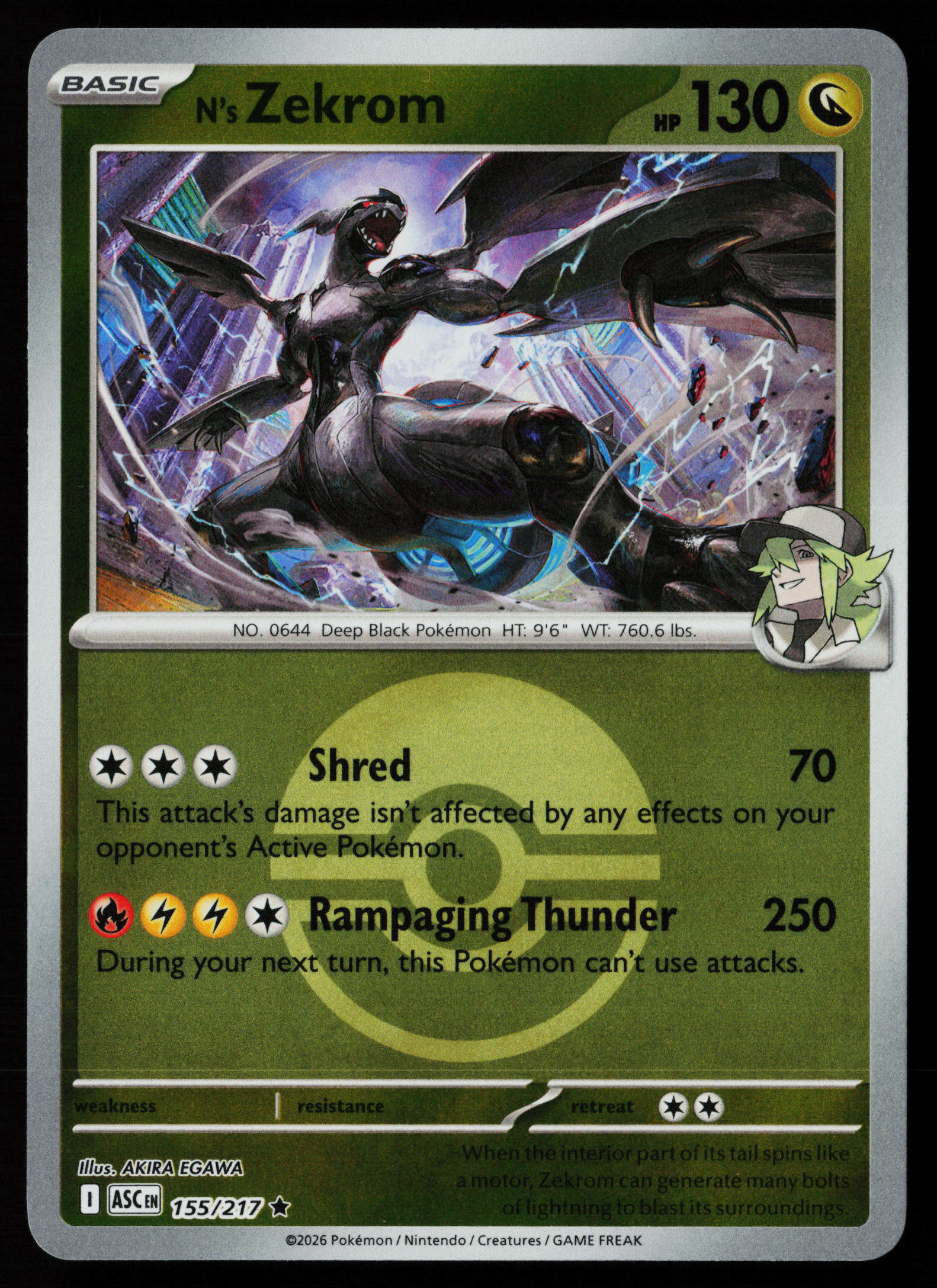 N's Zekrom (Poke Ball)