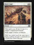 Ride's End