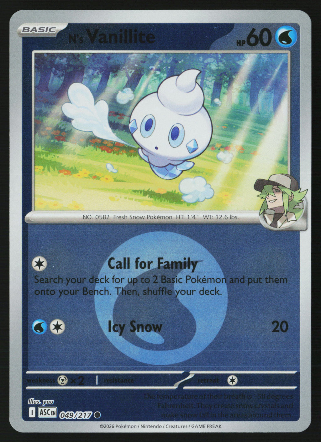 N's Vanillite (Energy Symbol Pattern)
