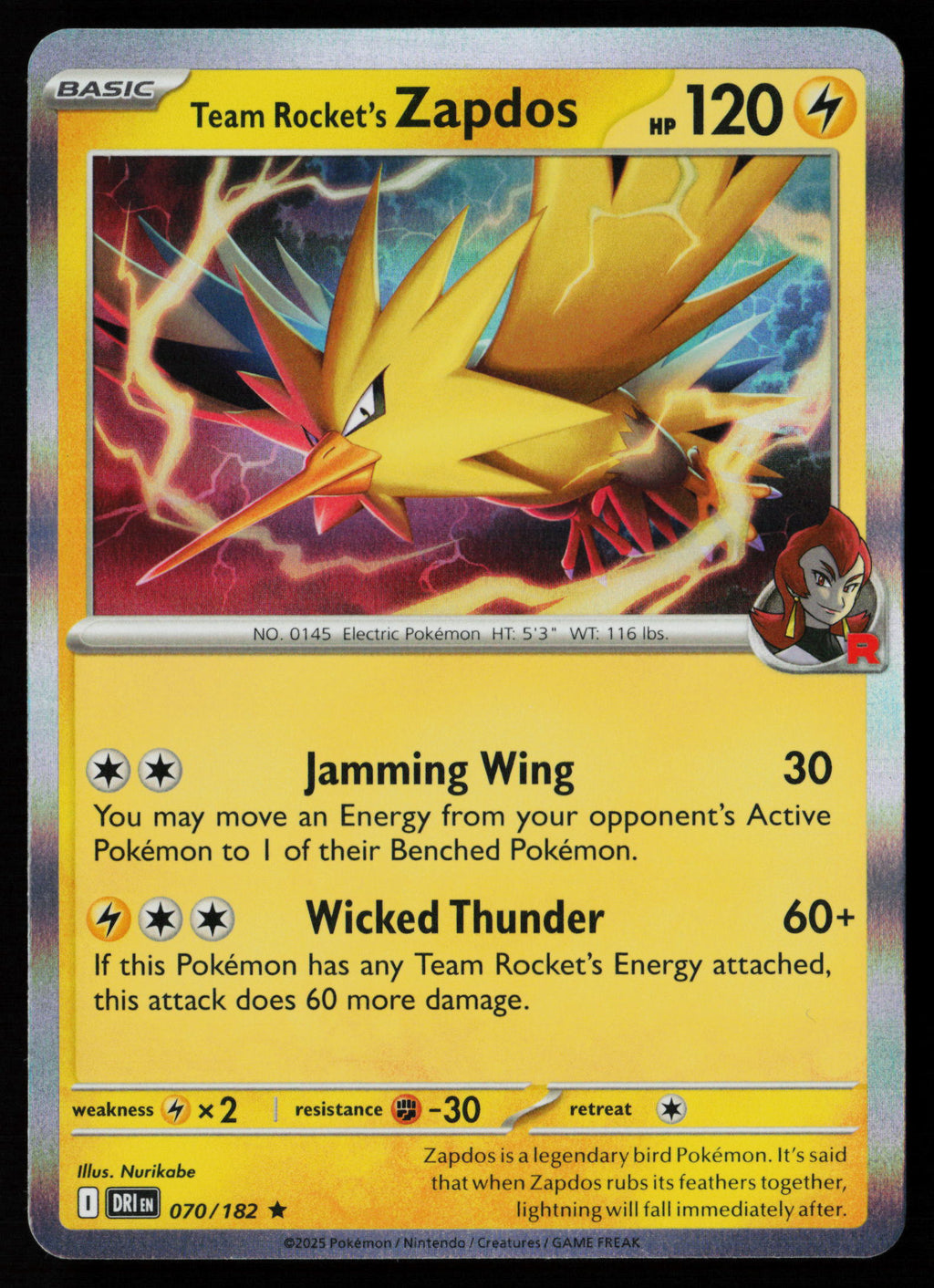 Team Rocket's Zapdos