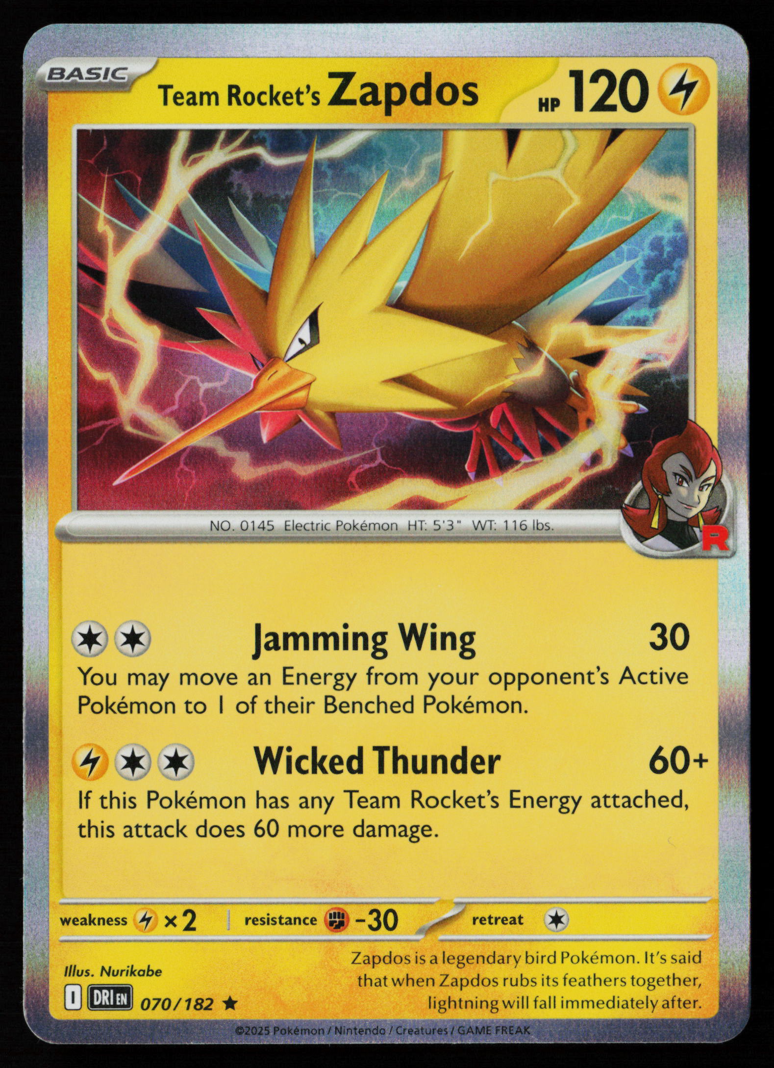 Team Rocket's Zapdos