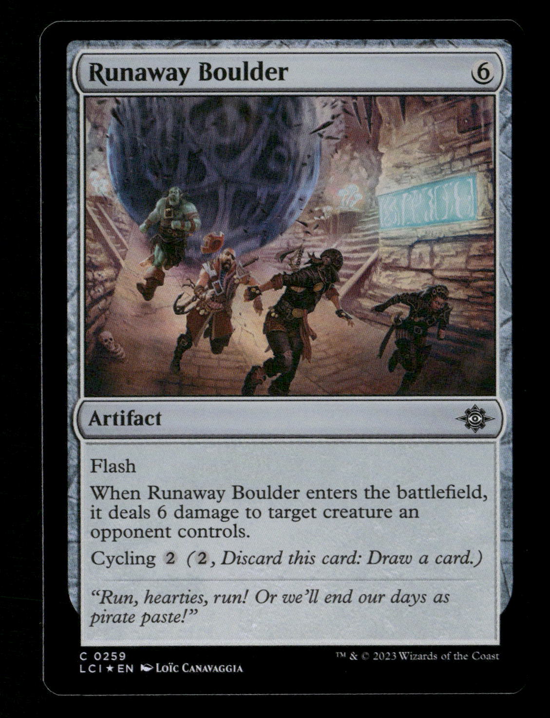 Runaway Boulder