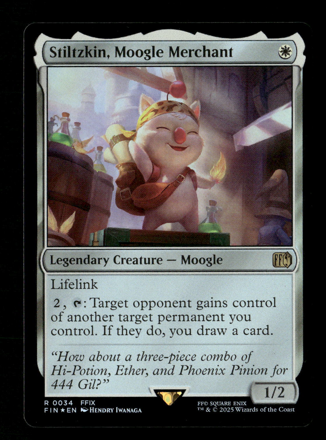 Stiltzkin, Moogle Merchant