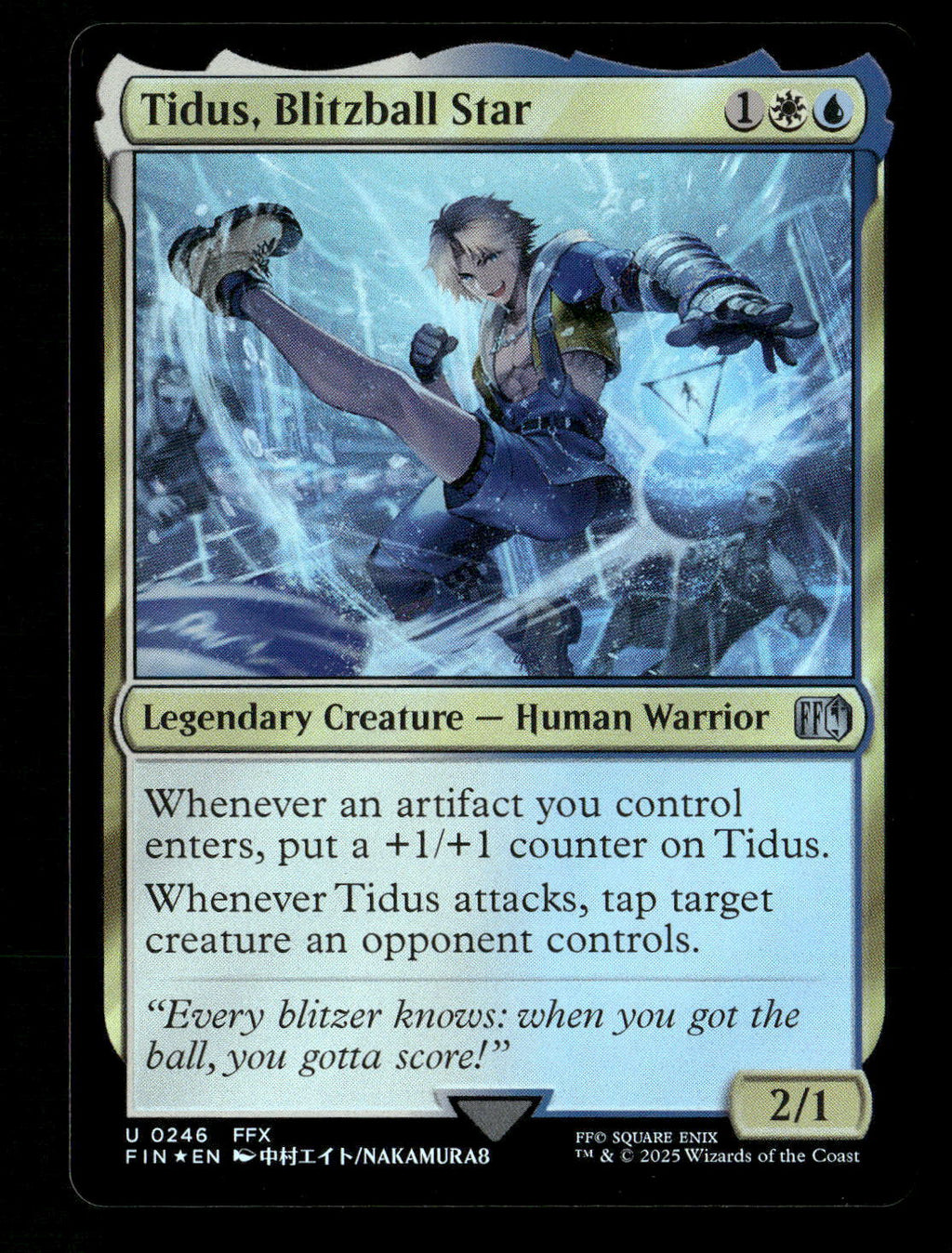 Tidus, Blitzball Star