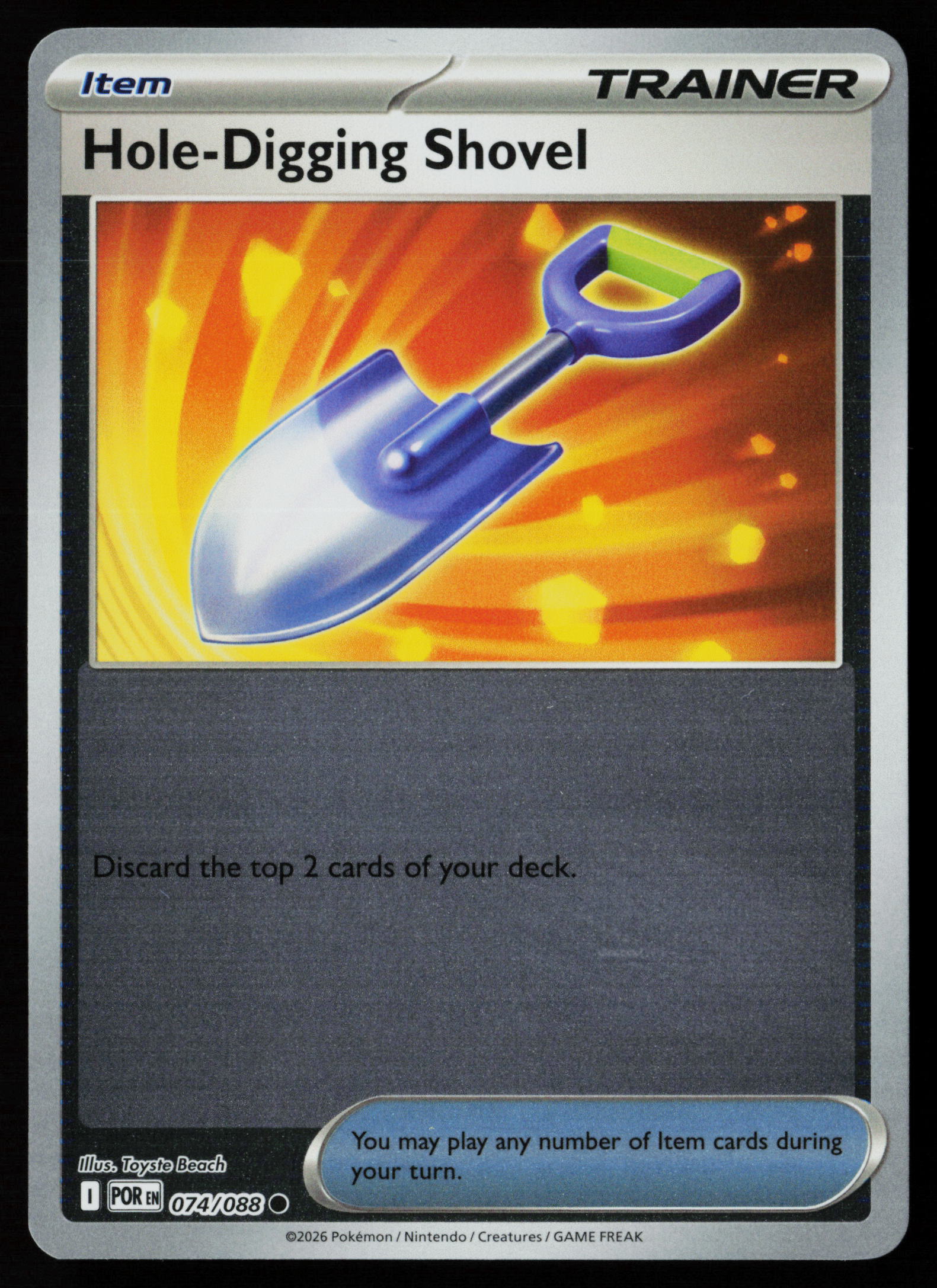 Hole-Digging Shovel