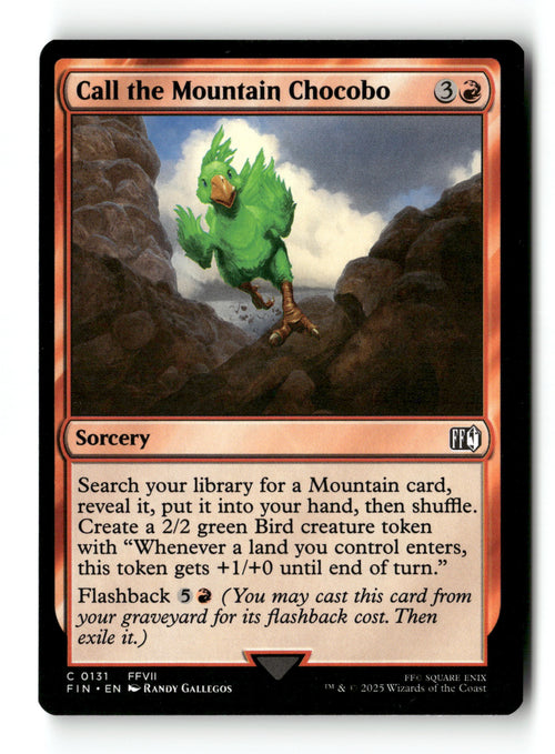 Call the Mountain Chocobo