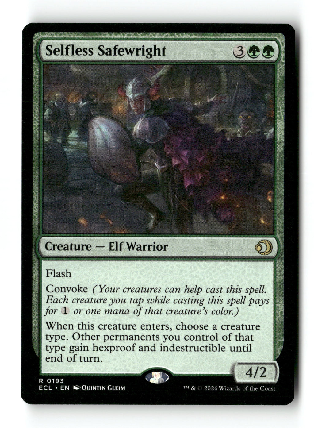 Selfless Safewright