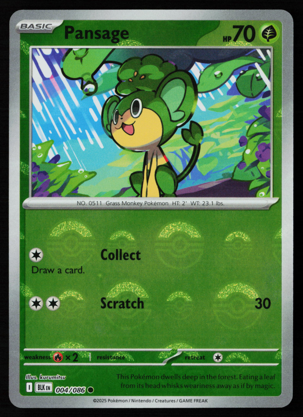 Pansage (Poke Ball Pattern)