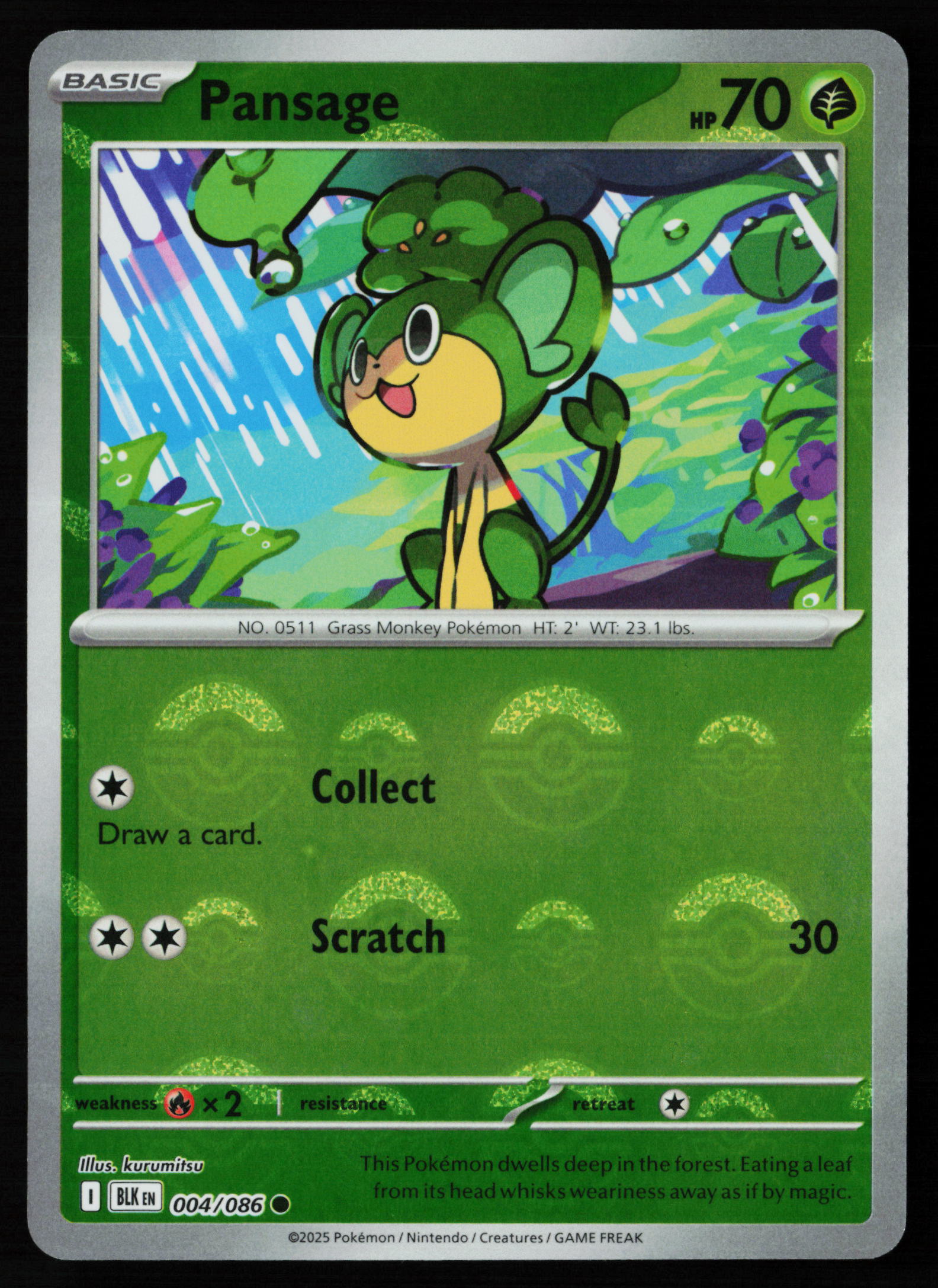 Pansage (Poke Ball Pattern)