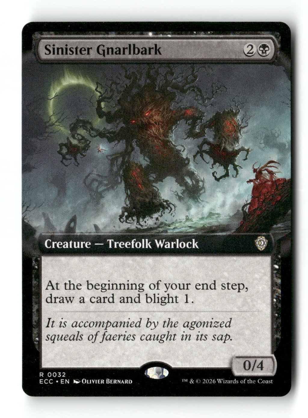 Sinister Gnarlbark (Extended Art)