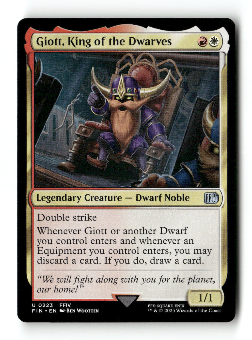 Giott, King of the Dwarves