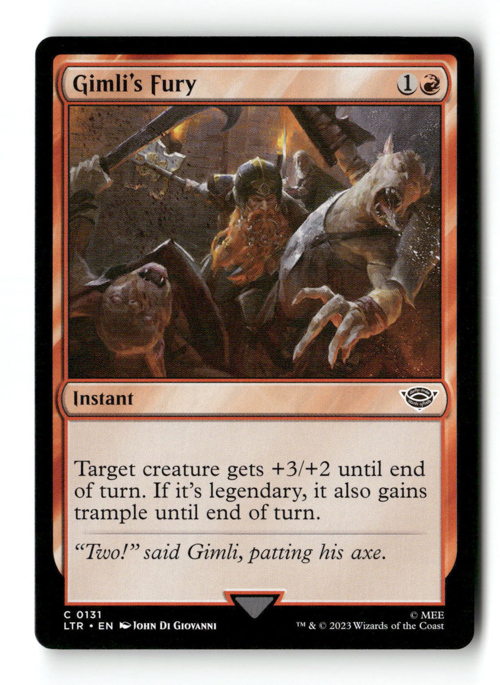 Gimli's Fury