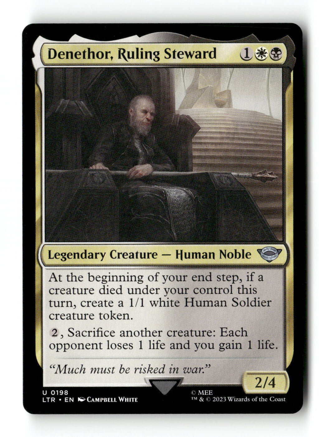 Denethor, Ruling Steward