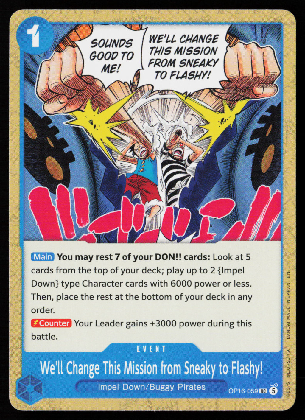 We'll Change This Mission from Sneaky to Flashy!