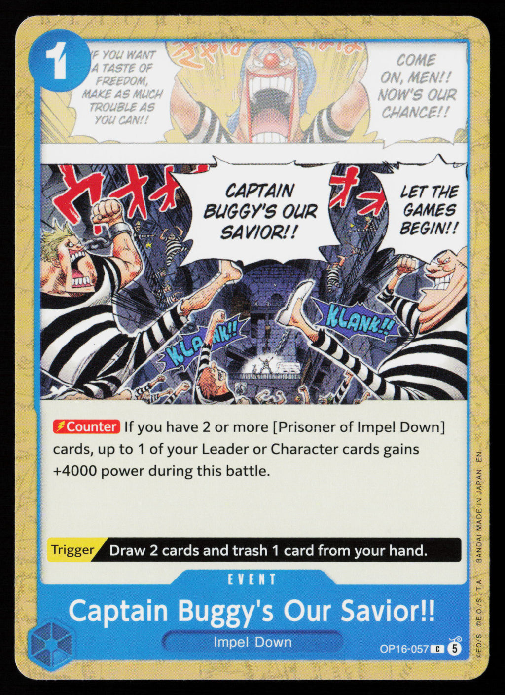 Captain Buggy's Our Savior!!