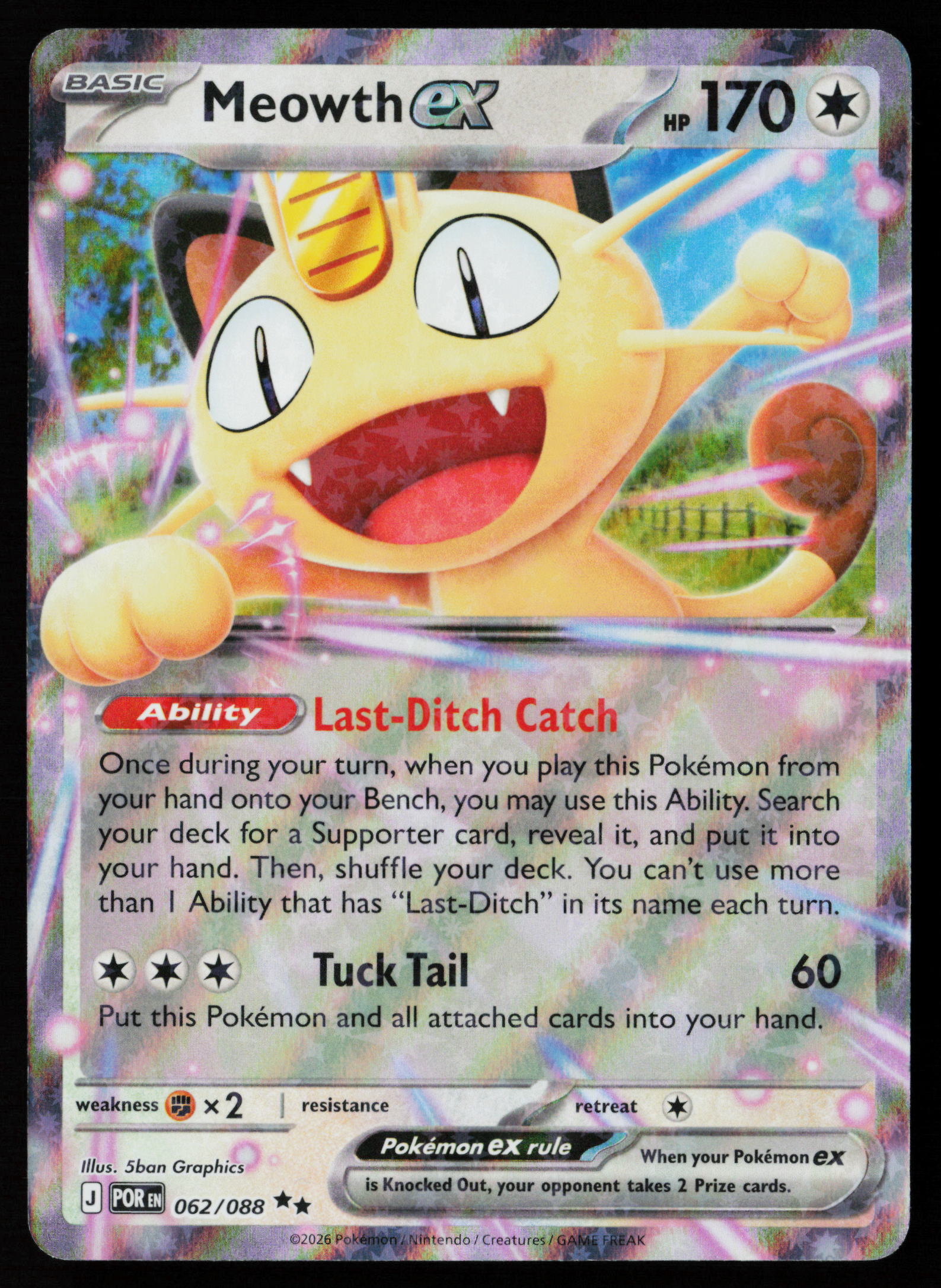 Meowth ex - 062/088