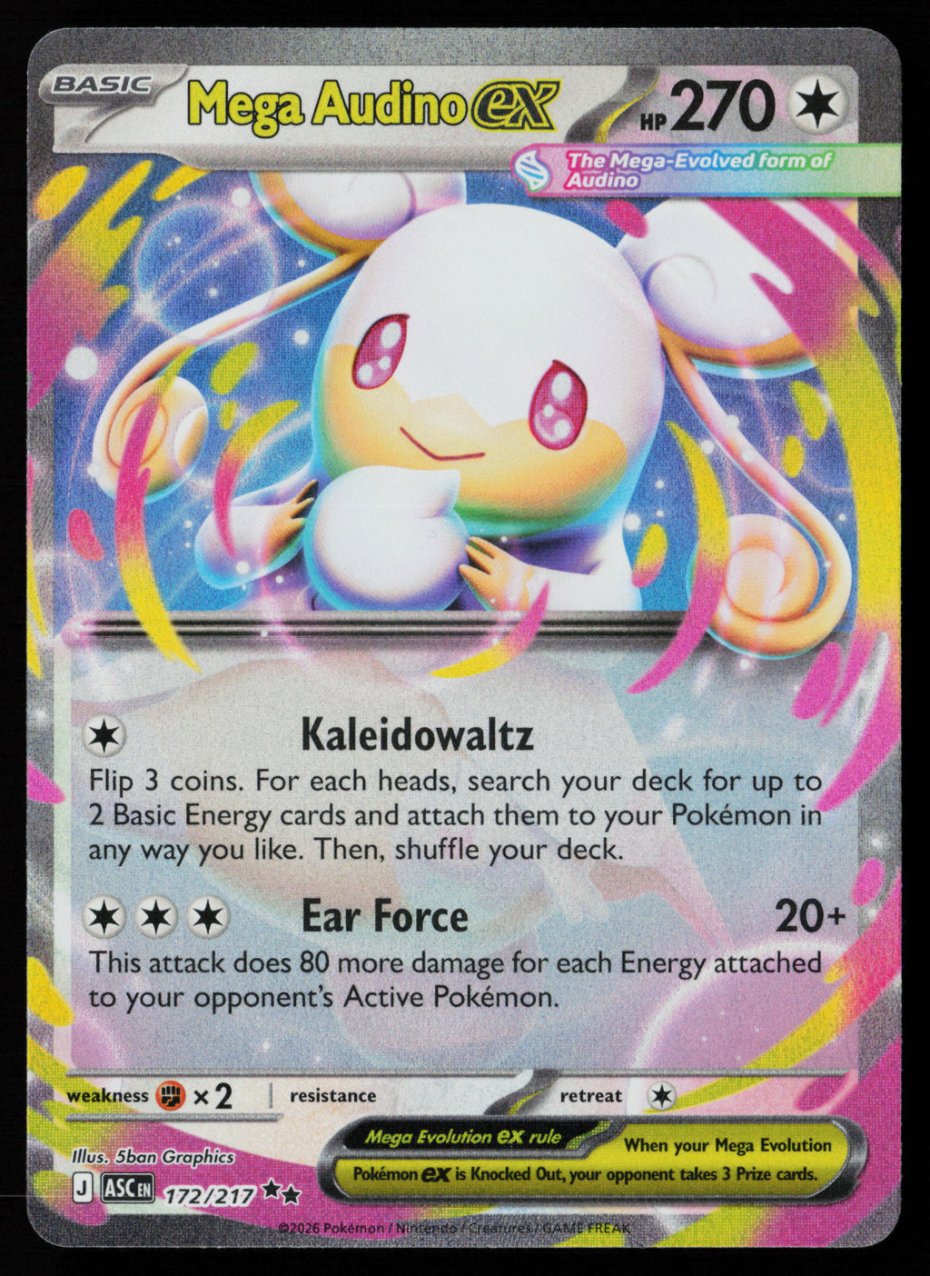 Mega Audino ex - 172/217
