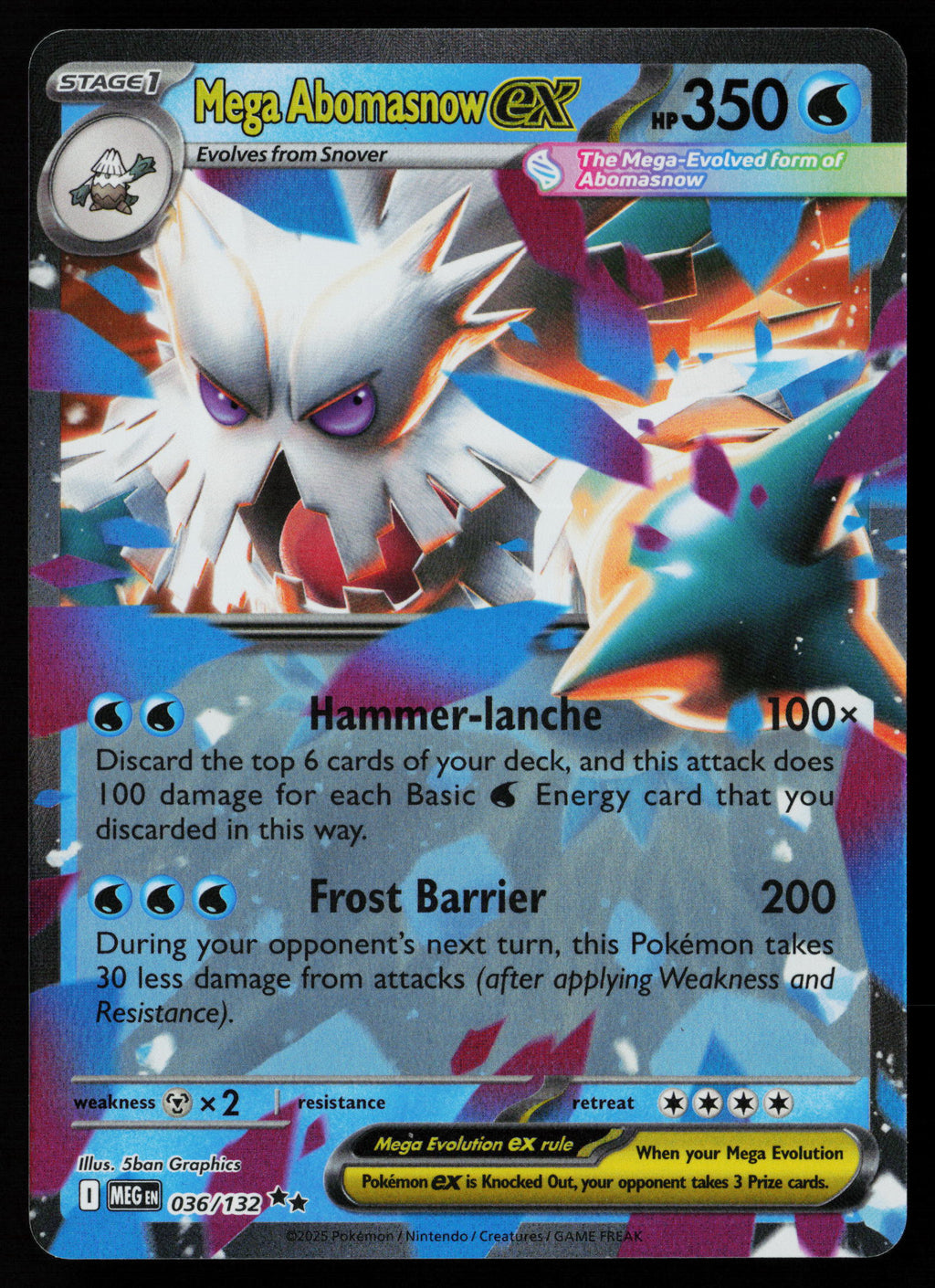 Mega Abomasnow ex - 036/132