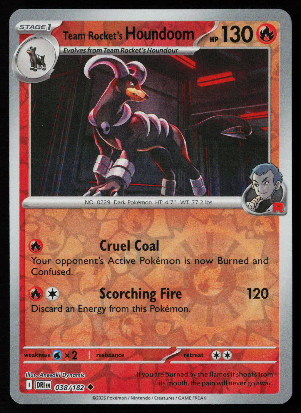 Team Rocket's Houndoom - 038/182