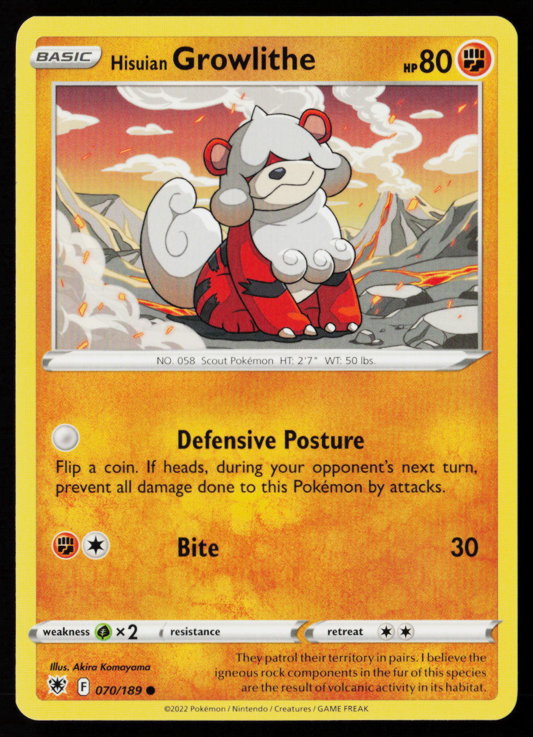 Hisuian Growlithe