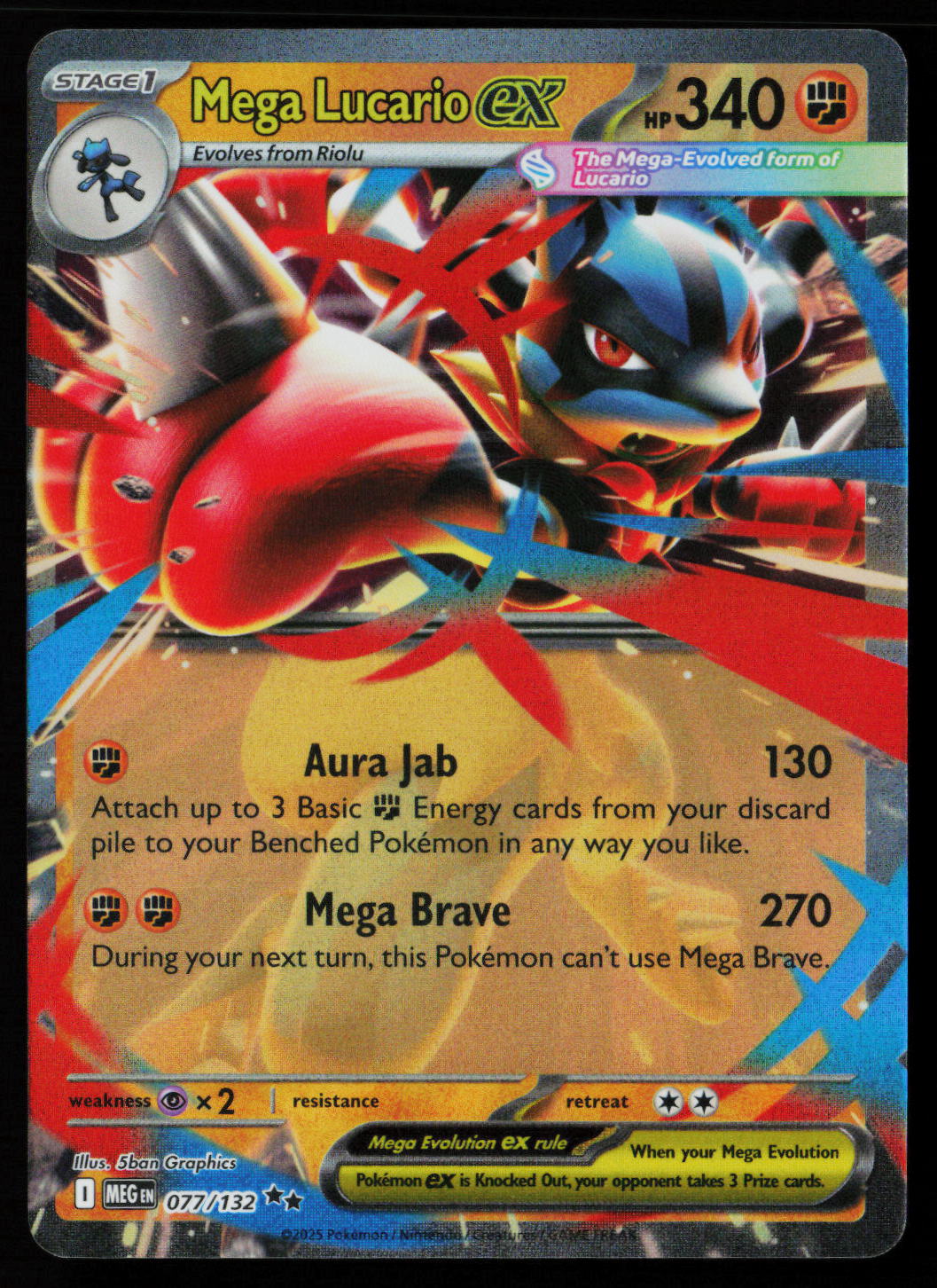 Mega Lucario ex - 077/132