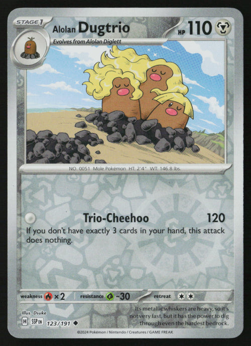 Alolan Dugtrio - 123/191