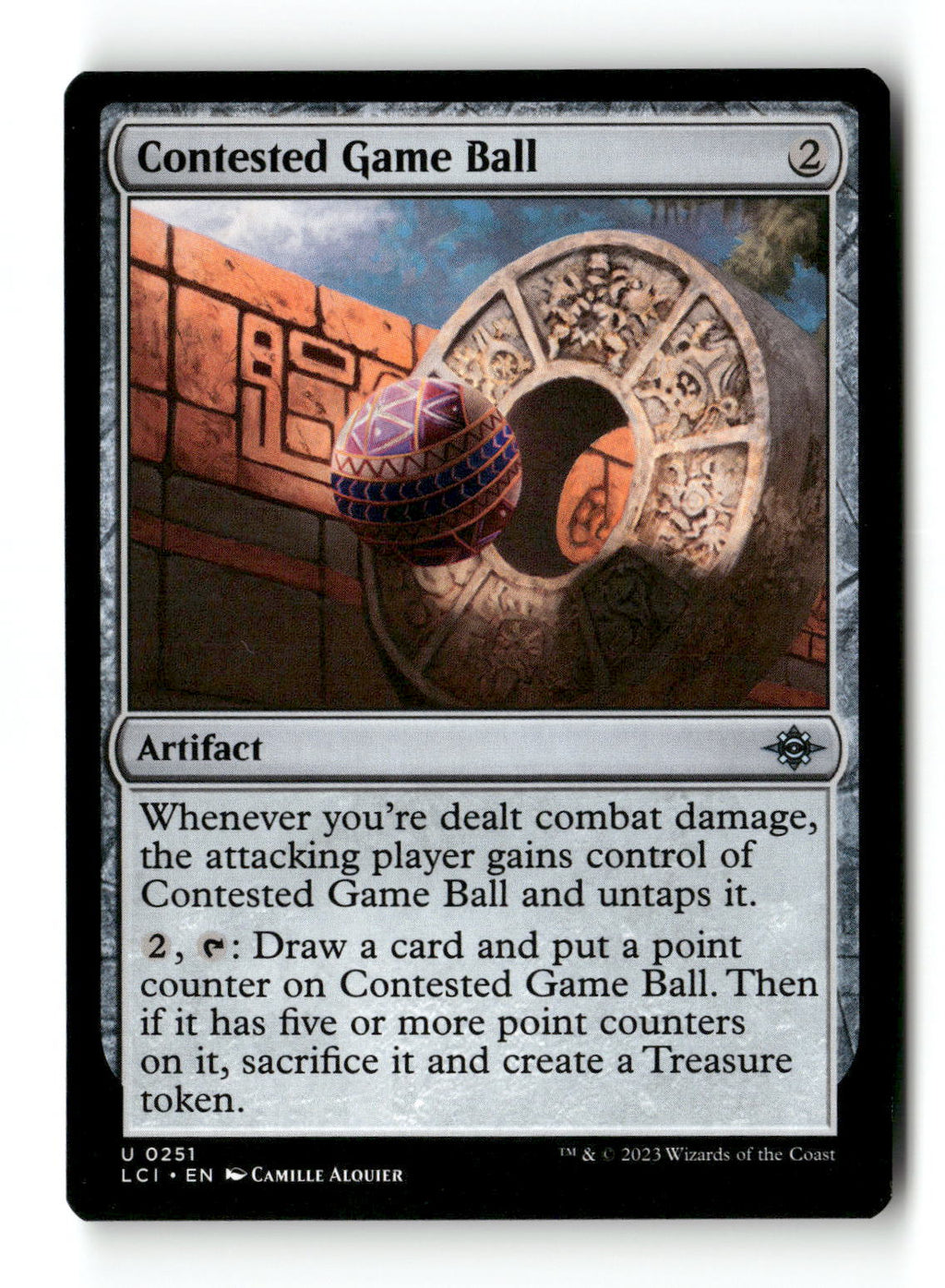 Contested Game Ball