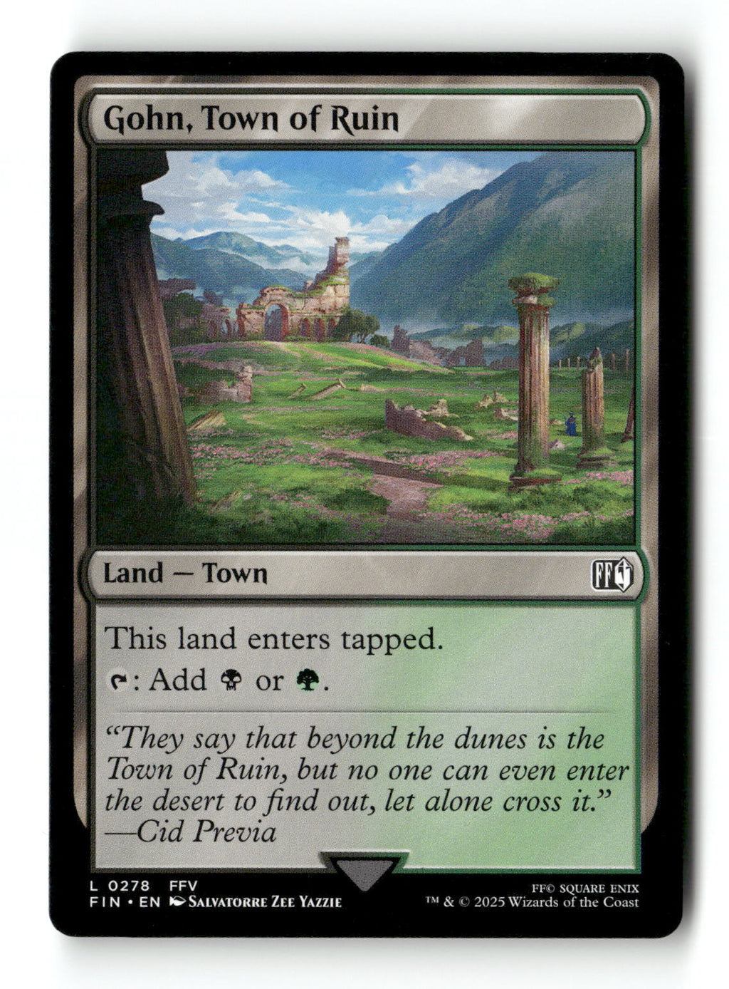 Gohn, Town of Ruin