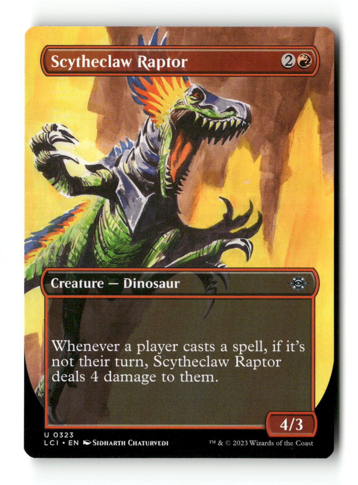 Scytheclaw Raptor (Borderless)