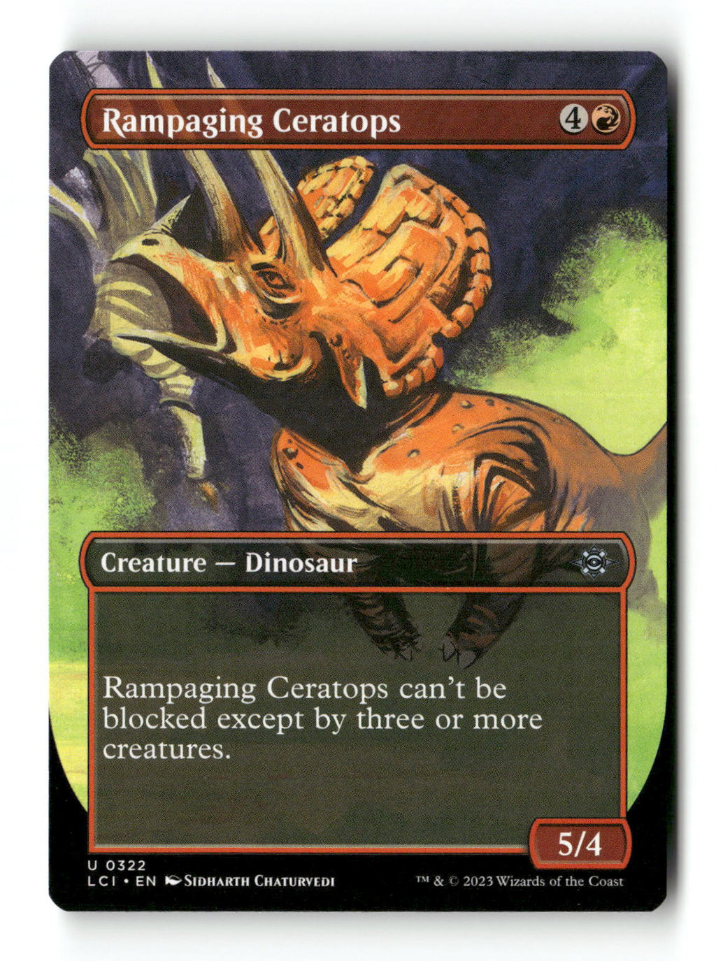 Rampaging Ceratops (Borderless)