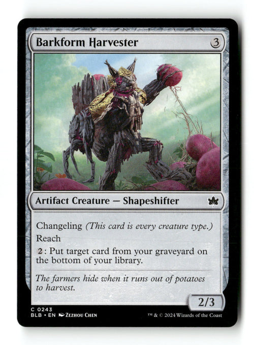 Barkform Harvester