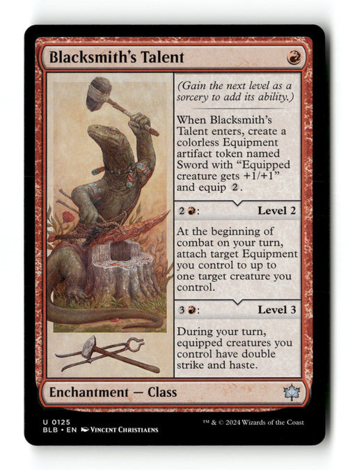Blacksmith's Talent