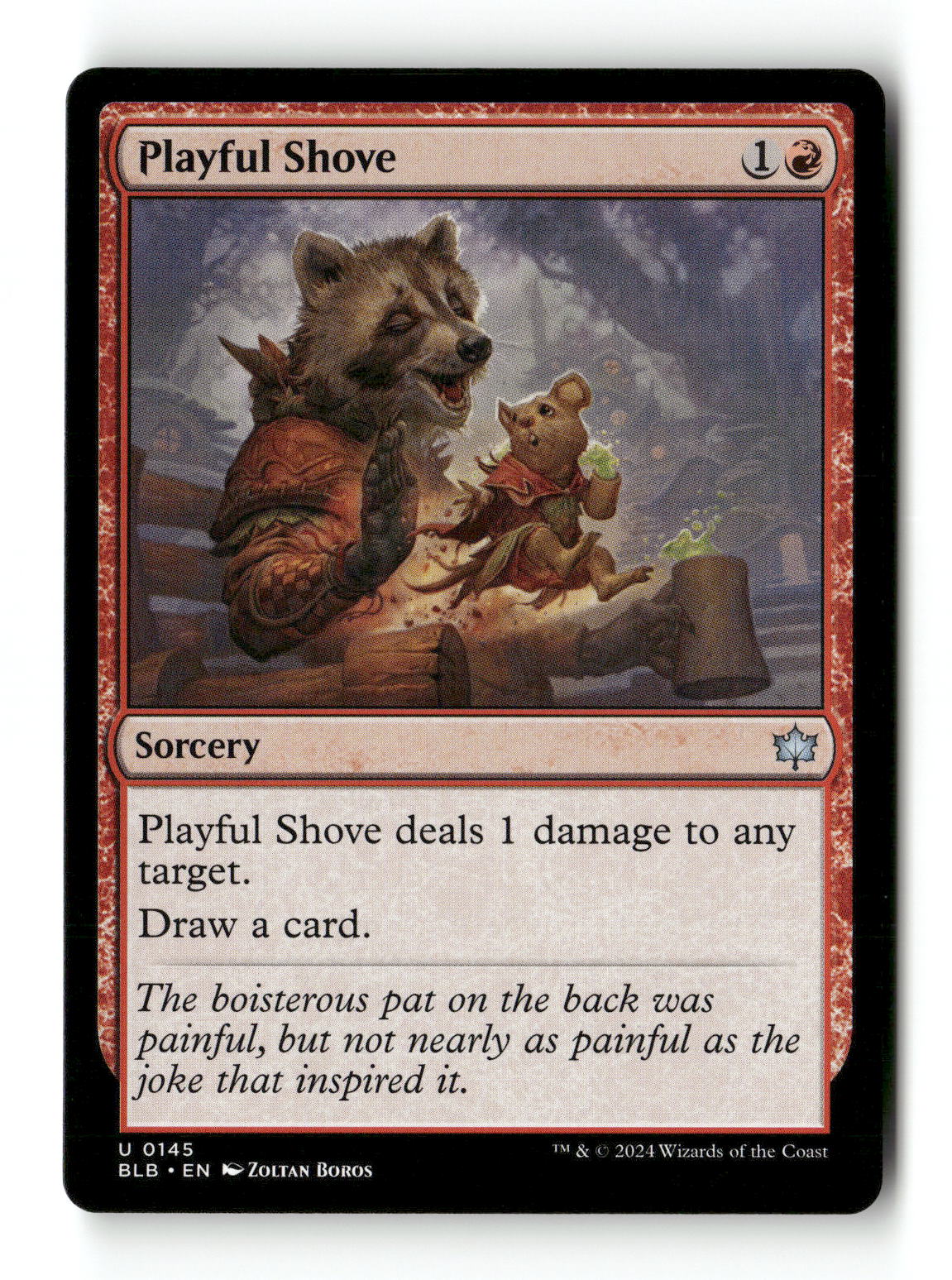 Playful Shove
