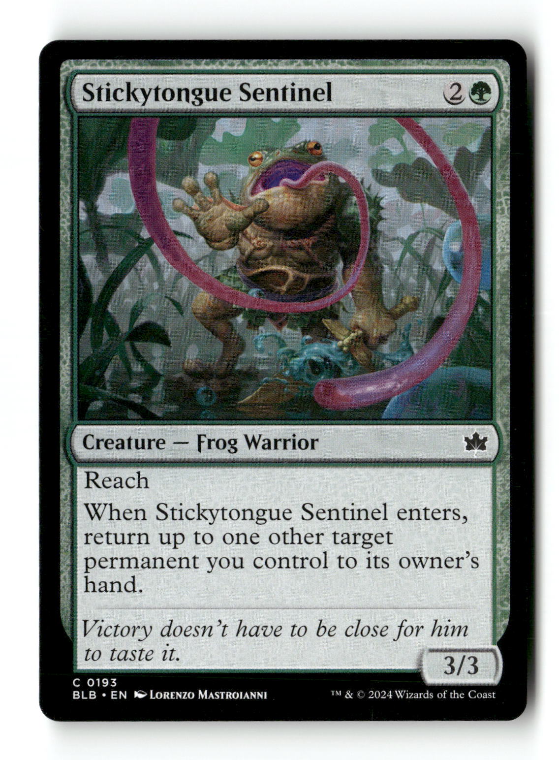 Stickytongue Sentinel