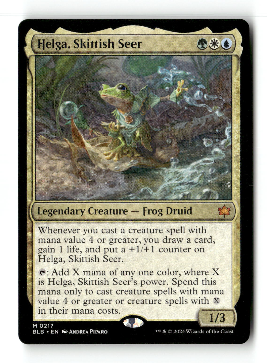 Helga, Skittish Seer