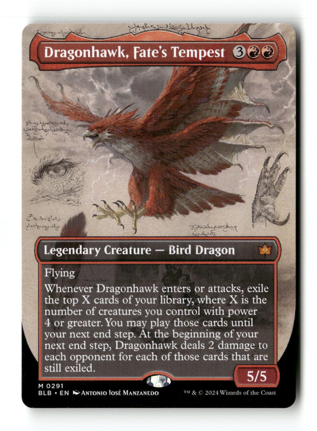 Dragonhawk, Fate's Tempest (Borderless)