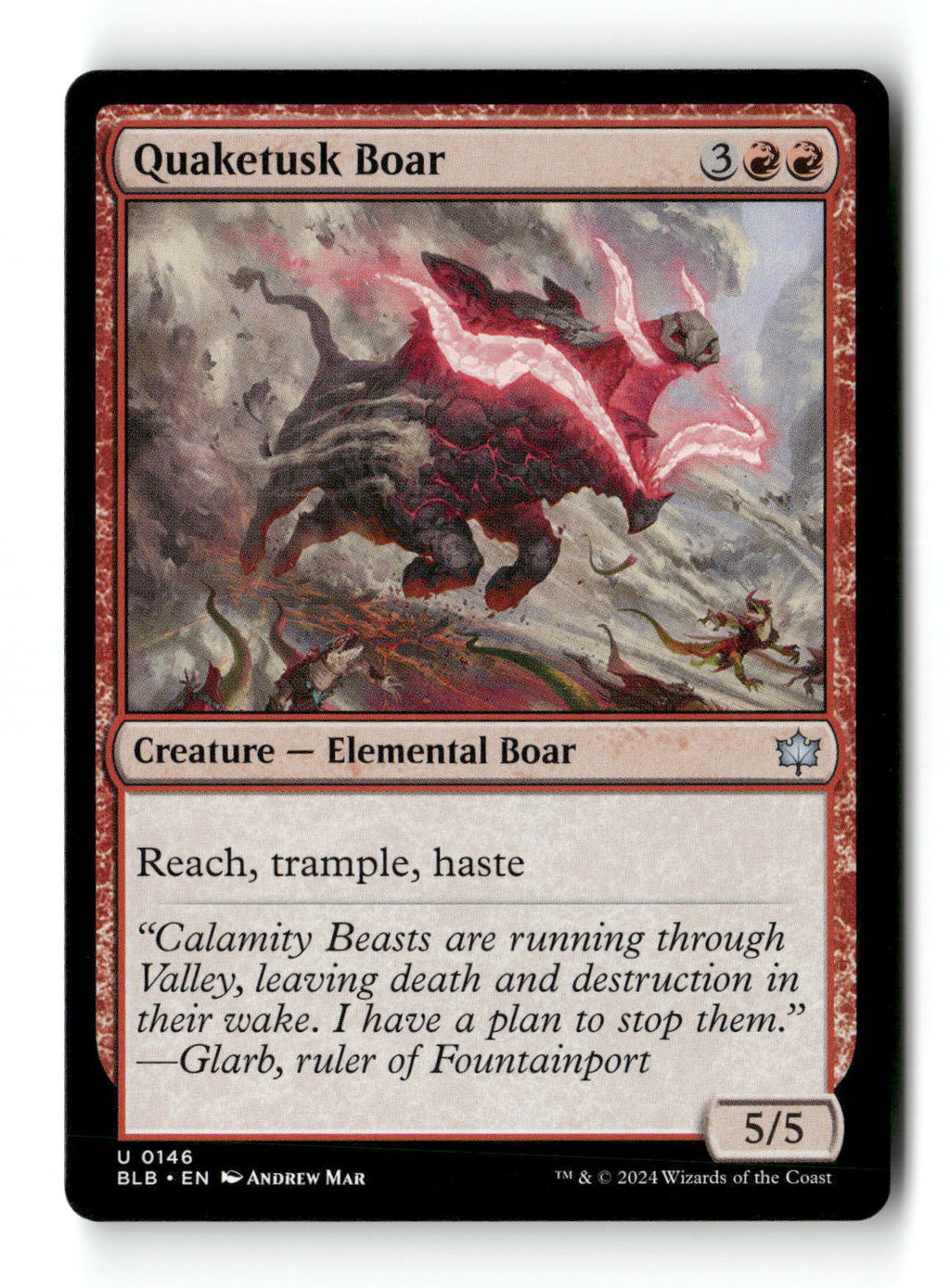 Quaketusk Boar