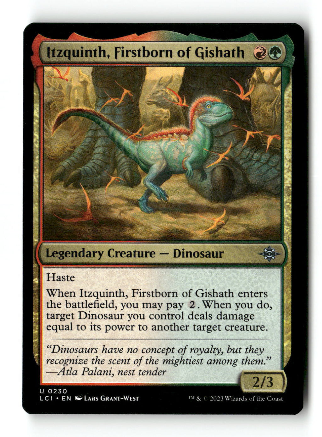 Itzquinth, Firstborn of Gishath