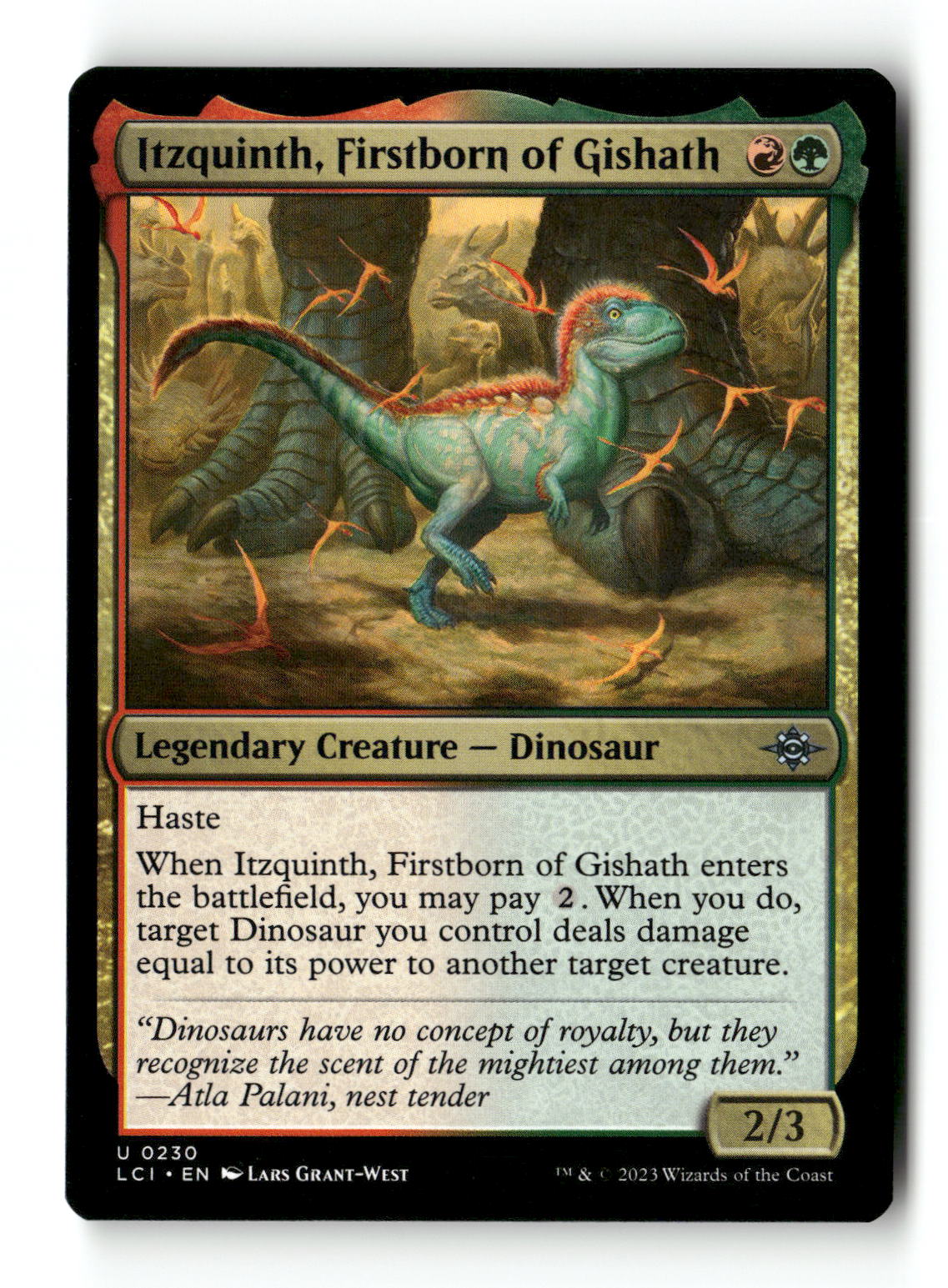 Itzquinth, Firstborn of Gishath