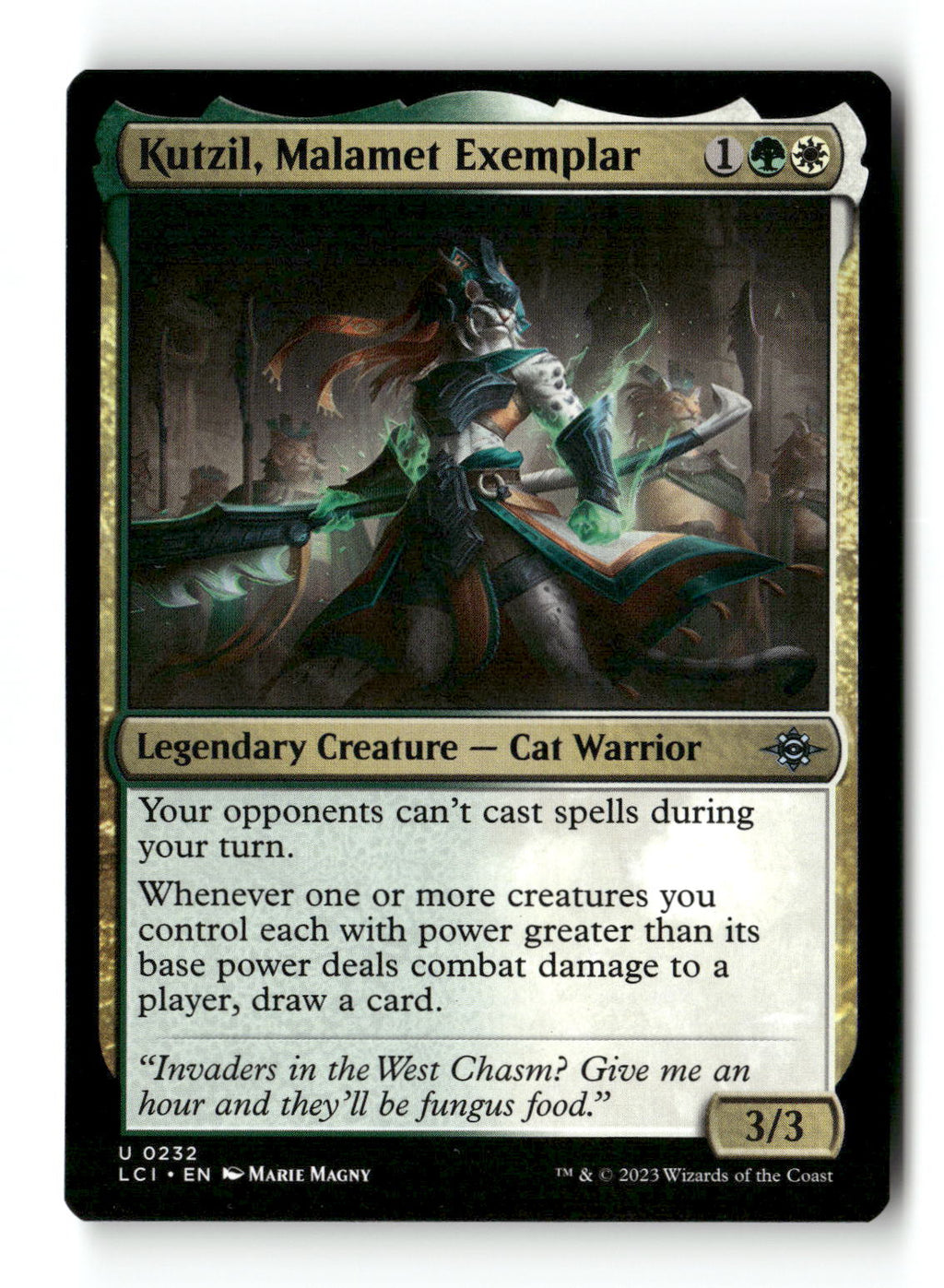 Kutzil, Malamet Exemplar